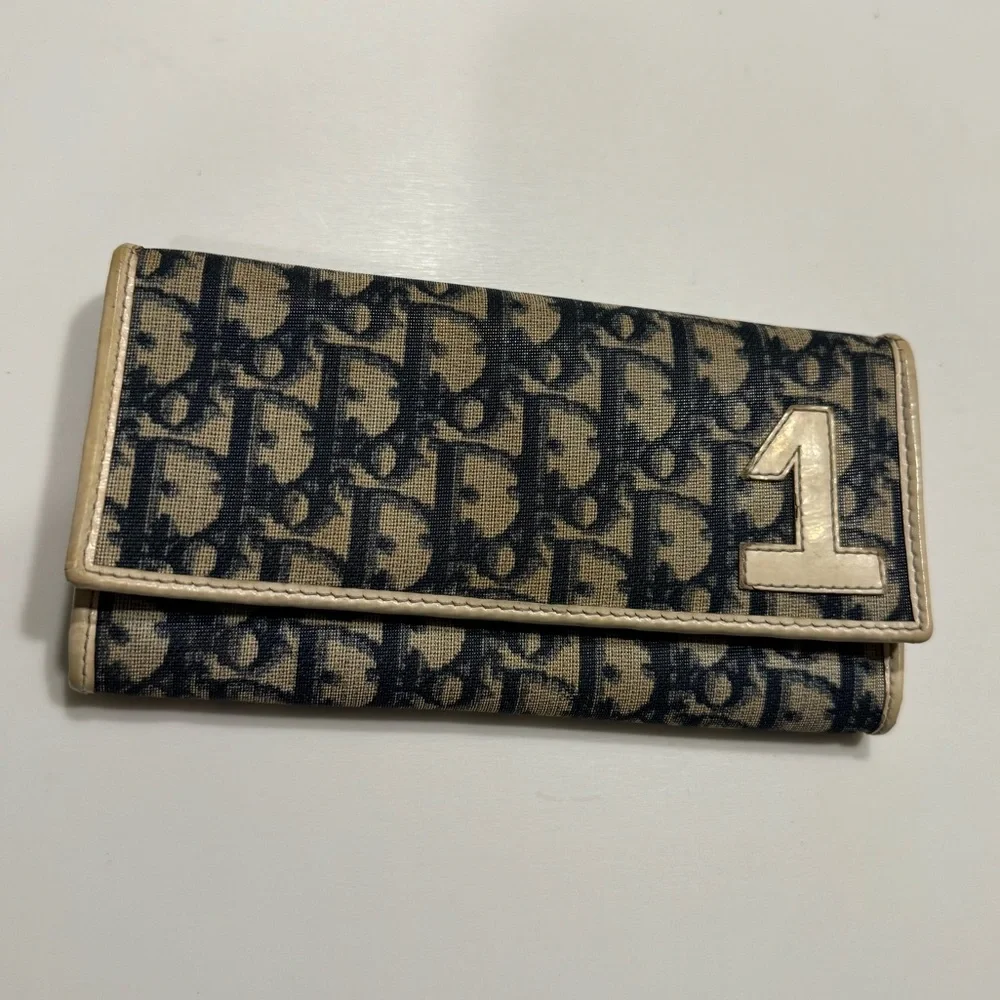 Dior trotter long wallet with provided sling